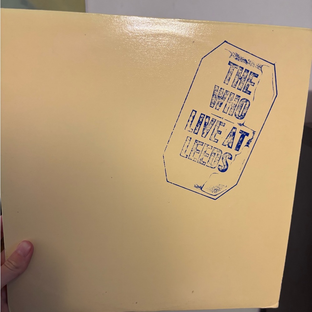 The Who Live at Leeds Vinyl Record